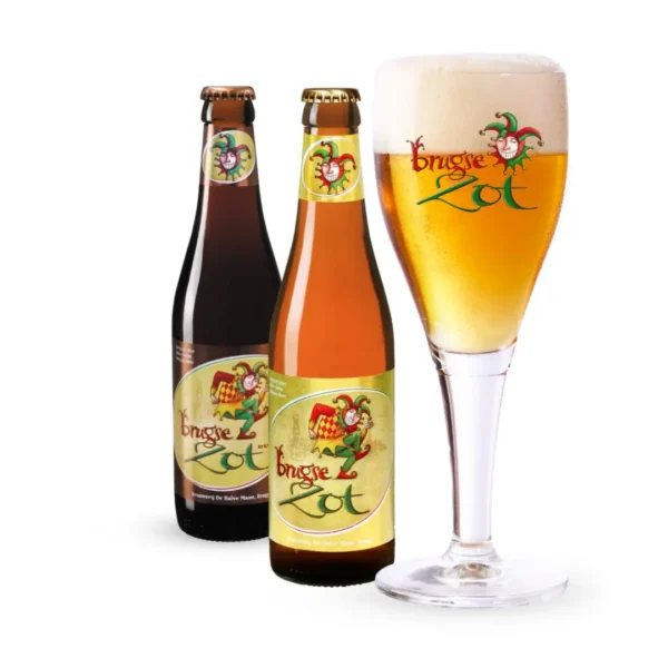 Pack Brugse Zot. - 1 Brugse Zot Blond + 1 Brugse Zot Dubbel + Copa 330cc